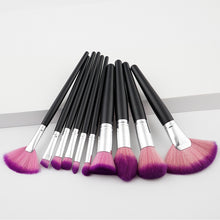 Load image into Gallery viewer, 10 beauty makeup brushes
