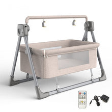 Load image into Gallery viewer, Electric Baby Crib  Multifunctional Cradle Portable rocking bed New Born Sleeping Basket
