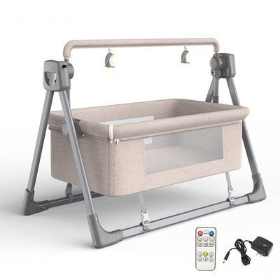 Electric Baby Crib  Multifunctional Cradle Portable rocking bed New Born Sleeping Basket