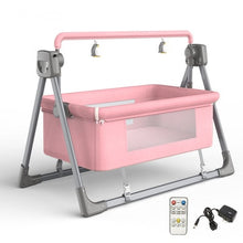 Load image into Gallery viewer, Electric Baby Crib  Multifunctional Cradle Portable rocking bed New Born Sleeping Basket
