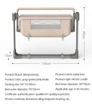 Load image into Gallery viewer, Electric Baby Crib  Multifunctional Cradle Portable rocking bed New Born Sleeping Basket
