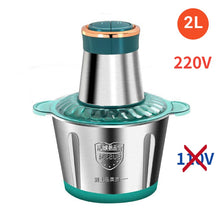 Load image into Gallery viewer, Stainless Steel Electric Meat Grinder Food Processor Chopper Kitchen Machines Vegetable Chopper Slicer Machine Household Grinder
